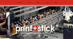 Desktop Screenshot of printstick.ch